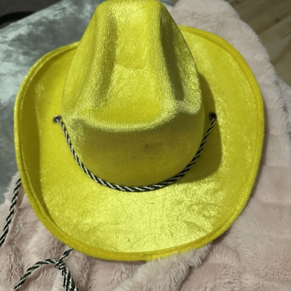 Bright Yellow Cowboy Hat